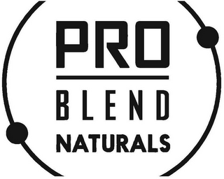 PRO BLEND NATURALS logo