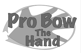PRO BOW THE HAND logo