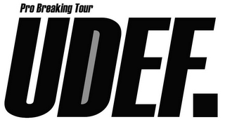 PRO BREAKING TOUR UDEF. logo