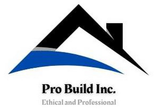 PRO BUILD INC. ETHICAL AND PROFESSIONAL logo