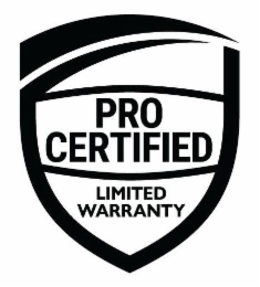 PRO CERTIFIED LIMITED WARRANTY logo