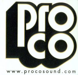 PRO CO WWW.PROCOSOUND.COM logo
