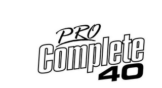 PRO COMPLETE 40 logo