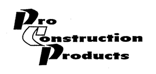 PRO CONSTRUCTION PRODUCTS logo