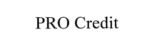 PRO CREDIT logo