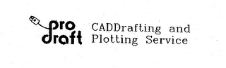 PRO DRAFT CADDRAFTING AND PLOTTING SERVICE logo