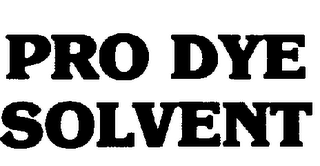PRO DYE SOLVENT logo