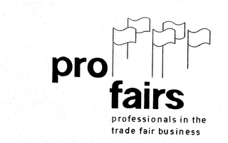 PRO FAIRS PROFESSIONALS IN THE TRADE FAIR BUSINESS logo
