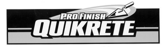 PRO FINISH QUIKRETE logo