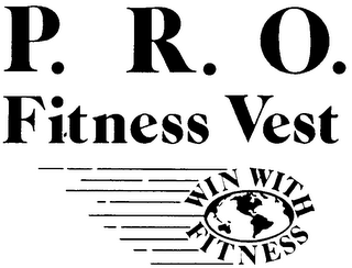 P.R.O. FITNESS VEST WIN WITH FITNESS logo