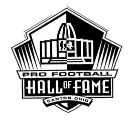PRO FOOTBALL HALL OF FAME CANTON OHIO logo