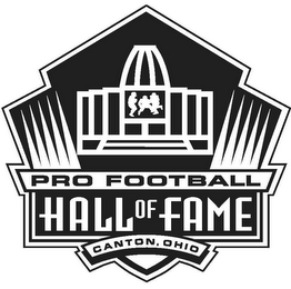 PRO FOOTBALL HALL OF FAME CANTON, OHIO logo