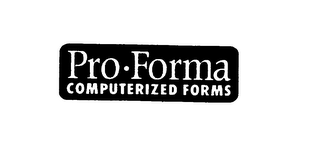 PRO FORMA COMPUTERIZED FORMS logo