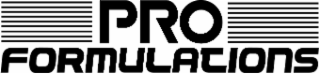 PRO FORMULATIONS logo