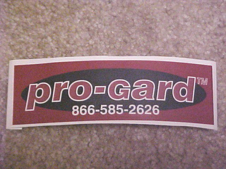 PRO GARD 866-585-2626 logo
