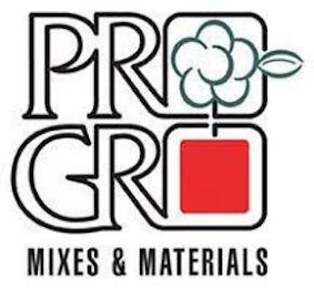PRO GRO MIXES & MATERIALS logo