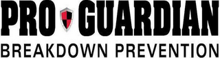 PRO GUARDIAN BREAKDOWN PREVENTION logo