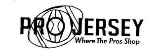 PRO JERSEY WHERE THE PROS SHOP logo