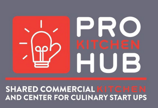 PRO KITCHEN HUB SHARED COMMERCIAL KITCHEN AND CENTER FOR CULINARY START UPS logo
