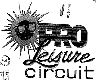 PRO LEISURE CIRCUIT logo