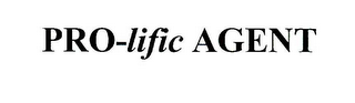 PRO-LIFIC AGENT logo