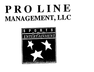 PRO LINE MANAGEMENT, LLC SPORTS AND ENTERTAINMENT logo