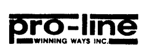 PRO-LINE WINNING WAYS INC.