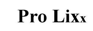 PRO LIXX logo
