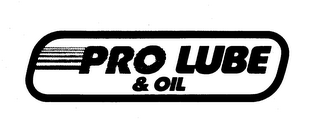 PRO LUBE & OIL logo