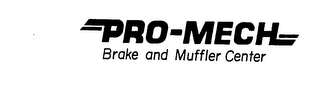 PRO-MECH BRAKE AND MUFFLER CENTER logo