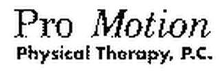 PRO MOTION PHYSICAL THERAPY, P.C. logo