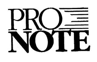 PRO NOTE logo