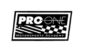 PRO ONE MOTORSPORTS ACADEMY logo