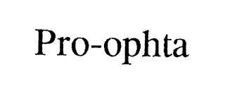 PRO-OPHTA logo