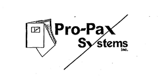 PRO-PAX SYSTEMS INC. logo