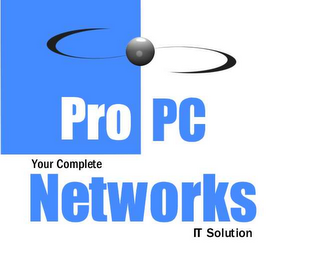 PRO PC NETWORKS YOUR COMPLETE IT SOLUTION logo
