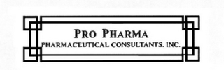 PRO PHARMA PHARMACEUTICAL CONSULTANTS, INC. logo