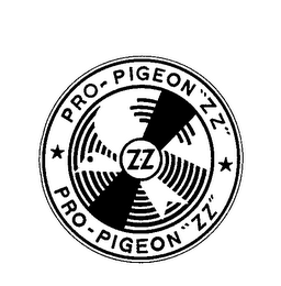 PRO-PIGEON "ZZ" ZZ logo