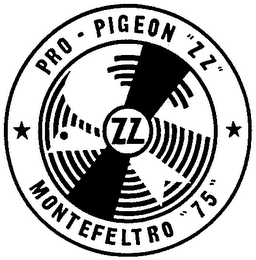PRO-PIGEON "ZZ" ZZ MONTEFELTRO "75" logo
