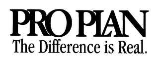 PRO PLAN THE DIFFERENCE IS REAL. logo