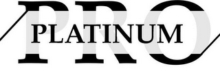 PRO PLATINUM logo