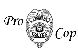 PRO POLICE STATE OF SERGEANT COP logo
