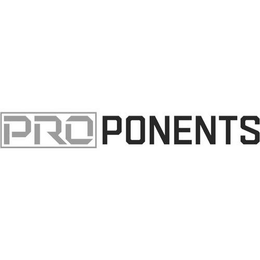 PRO PONENTS logo