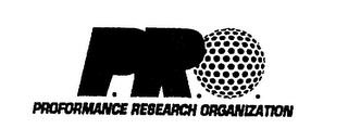 P.R.O. PROFORMANCE RESEARCH ORGANIZATION logo