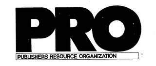 PRO PUBLISHERS RESOURCE ORGANIZATION logo