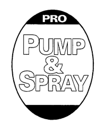 PRO PUMP & SPRAY logo