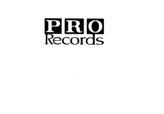 PRO RECORDS logo