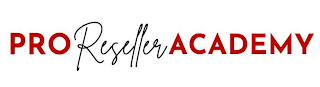 PRO RESELLER ACADEMY logo