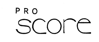 PRO SCORE logo