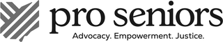 PRO SENIORS ADVOCACY. EMPOWERMENT. JUSTICE. logo